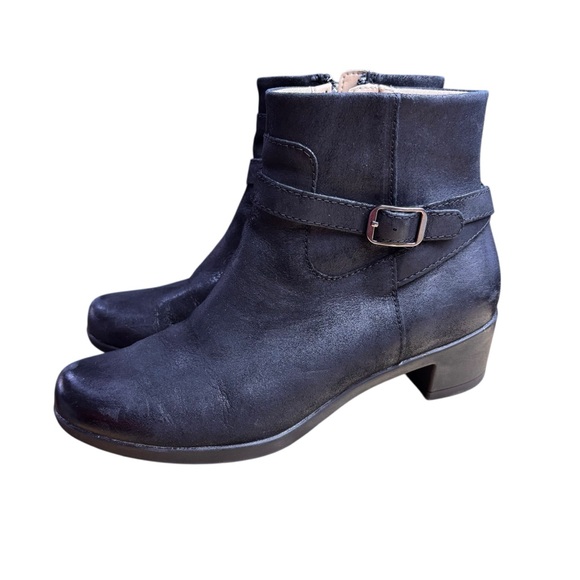 Dansko Cagney Black Leather Ankle Boots – Women’s Sz US 8/EU 38